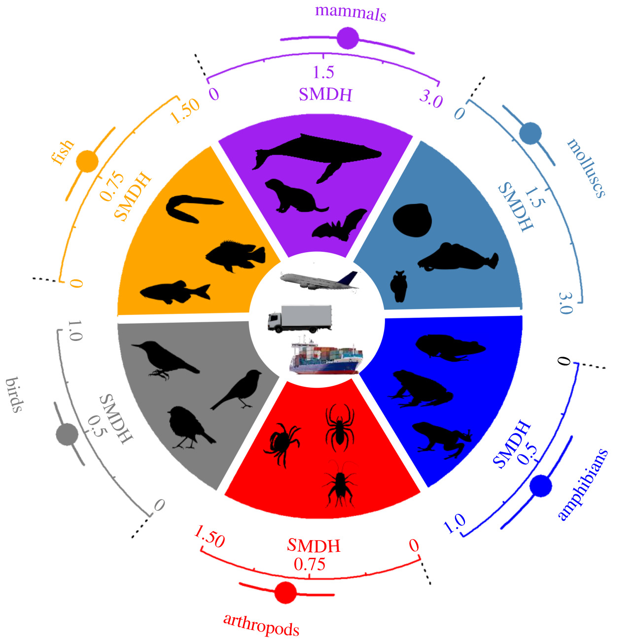 Cirkeldiagram effekterna av mänskligt buller på djur.jpg